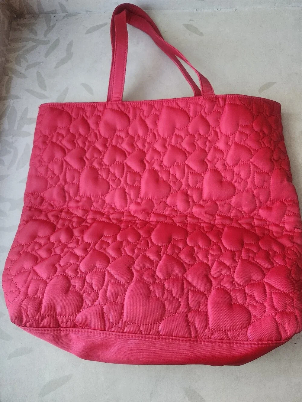 kate spade Quilted Heart Tote in Bright Red